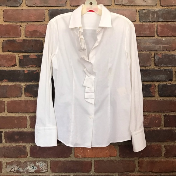 LAVIA embellished button front blouse size 42 -38 chest - Picture 2 of 9